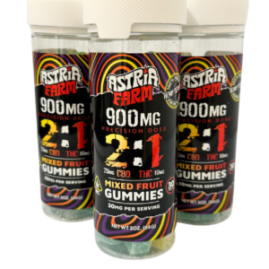 DELTA 9 gummies / Precision Dose 2:1 CBD:THC 900mg