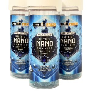 Nano Gummies 500mg: Indica Nano Gummies (20ct, 25mg each)