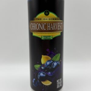 Can of Chronic Harvest blueberry lemonade