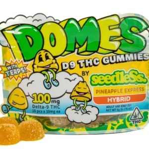 Bag of DOMES Pineapple Express gummies